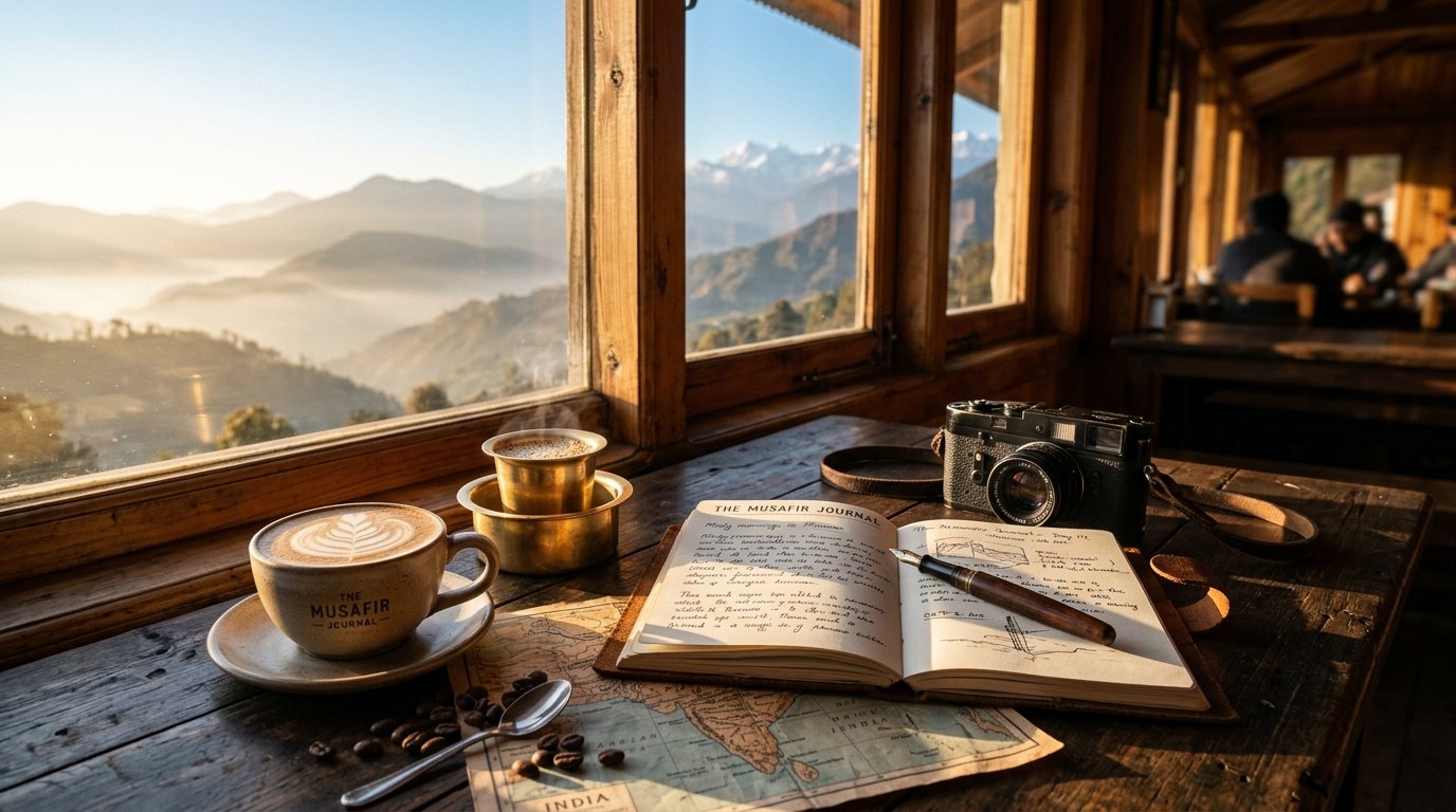 The Musafir Journal Specialty Coffee Banner